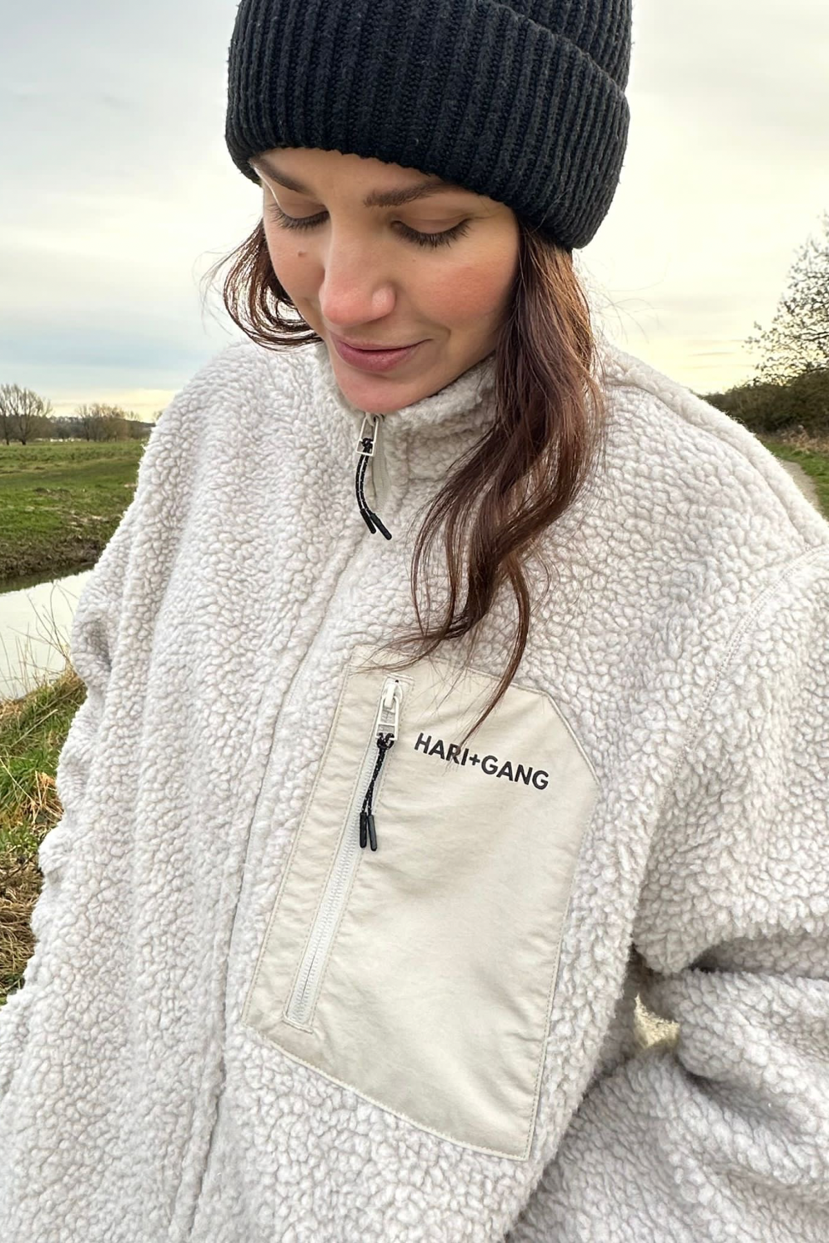 Oatmeal sherpa pullover best sale