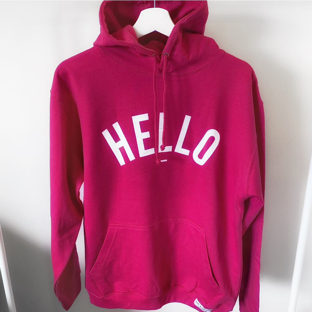 Pink hoodie merch best sale