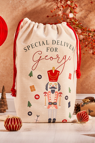 Personalised Nutcracker Santa Sack