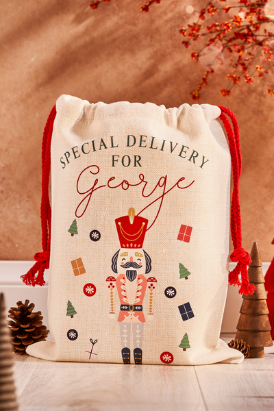 Personalised Nutcracker Santa Sack