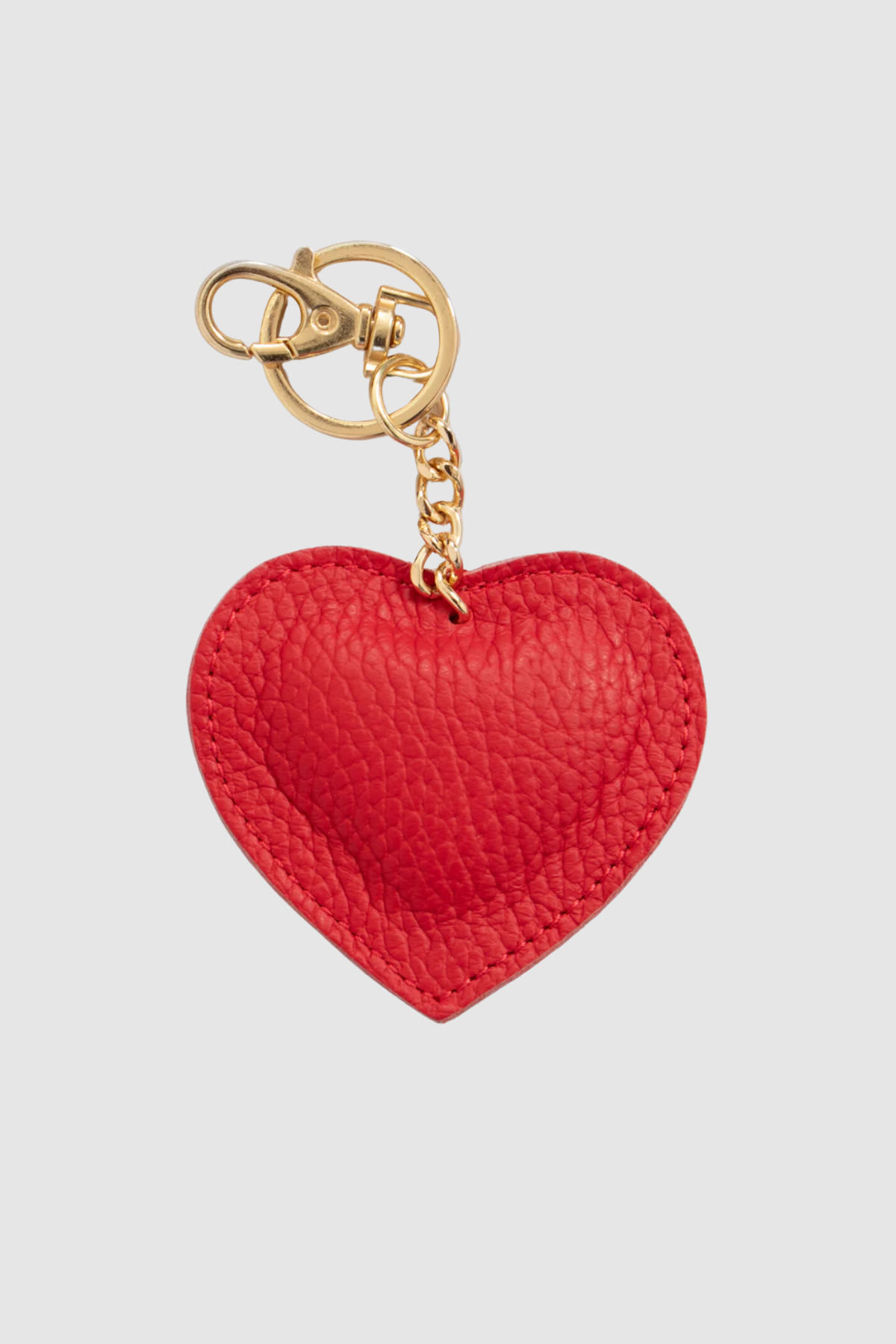 Red Love Heart Key Ring