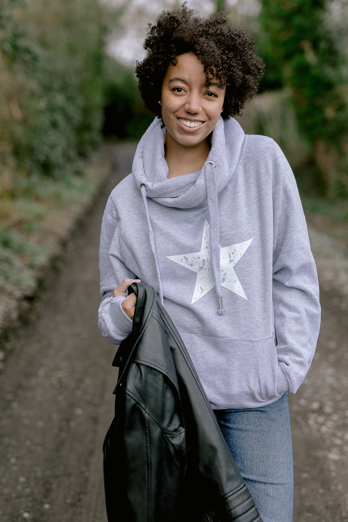 Thick cowl 2025 neck hoodie