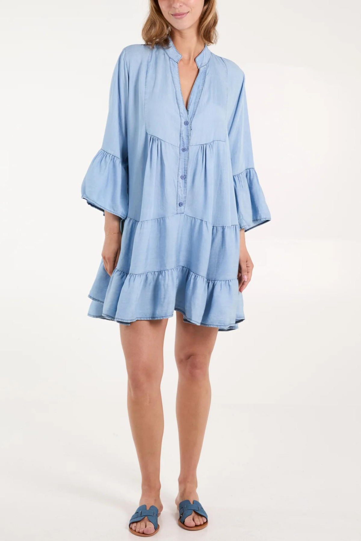 Stella Denim Smock Dress