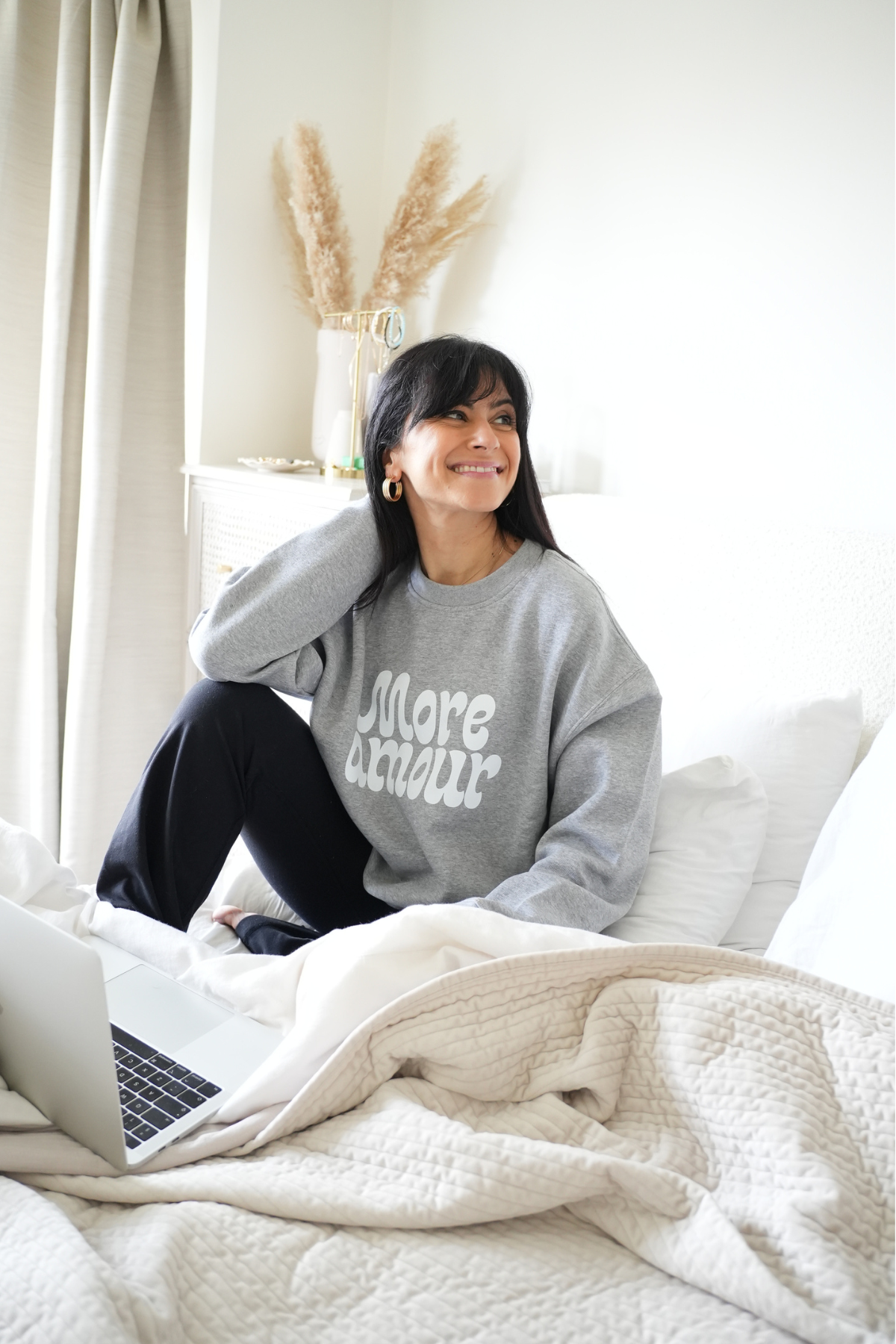 Grey Marl More Amour Sweatshirt