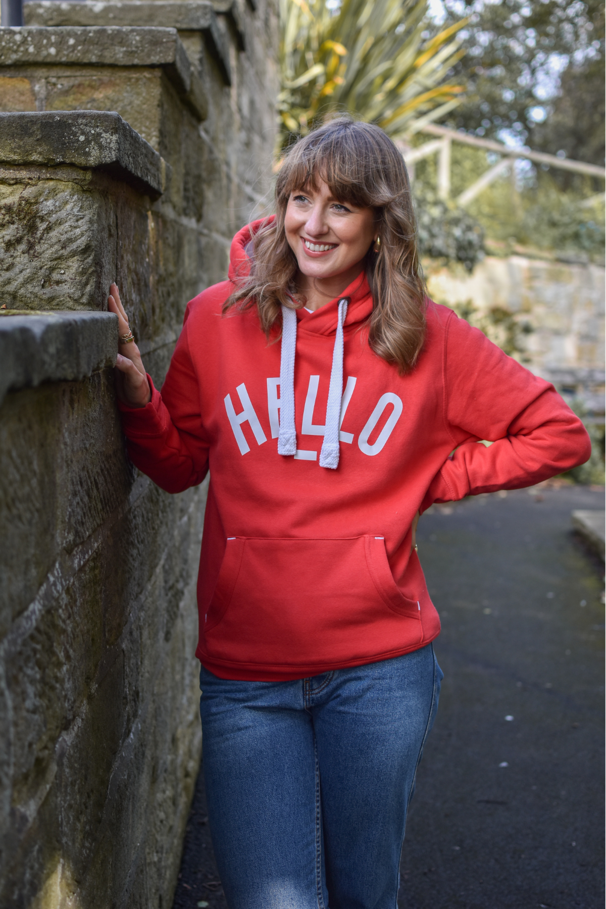 Luxe - Red Hello Hoodie