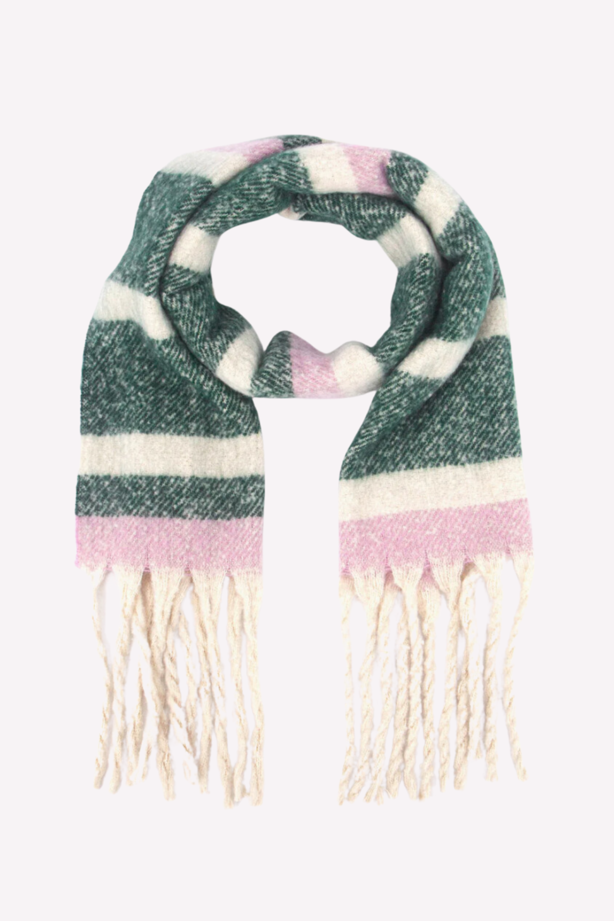 Green Stripe Scarf