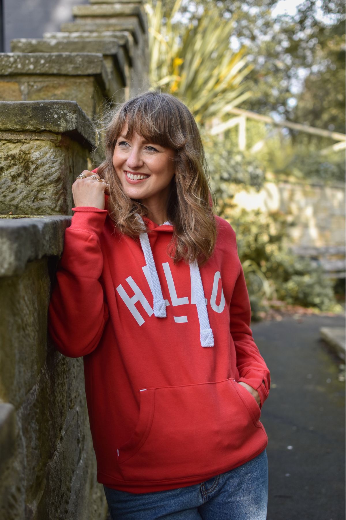 Luxe - Red Hello Hoodie