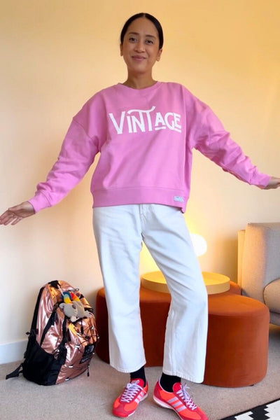 Vintage Pink Sweatshirt