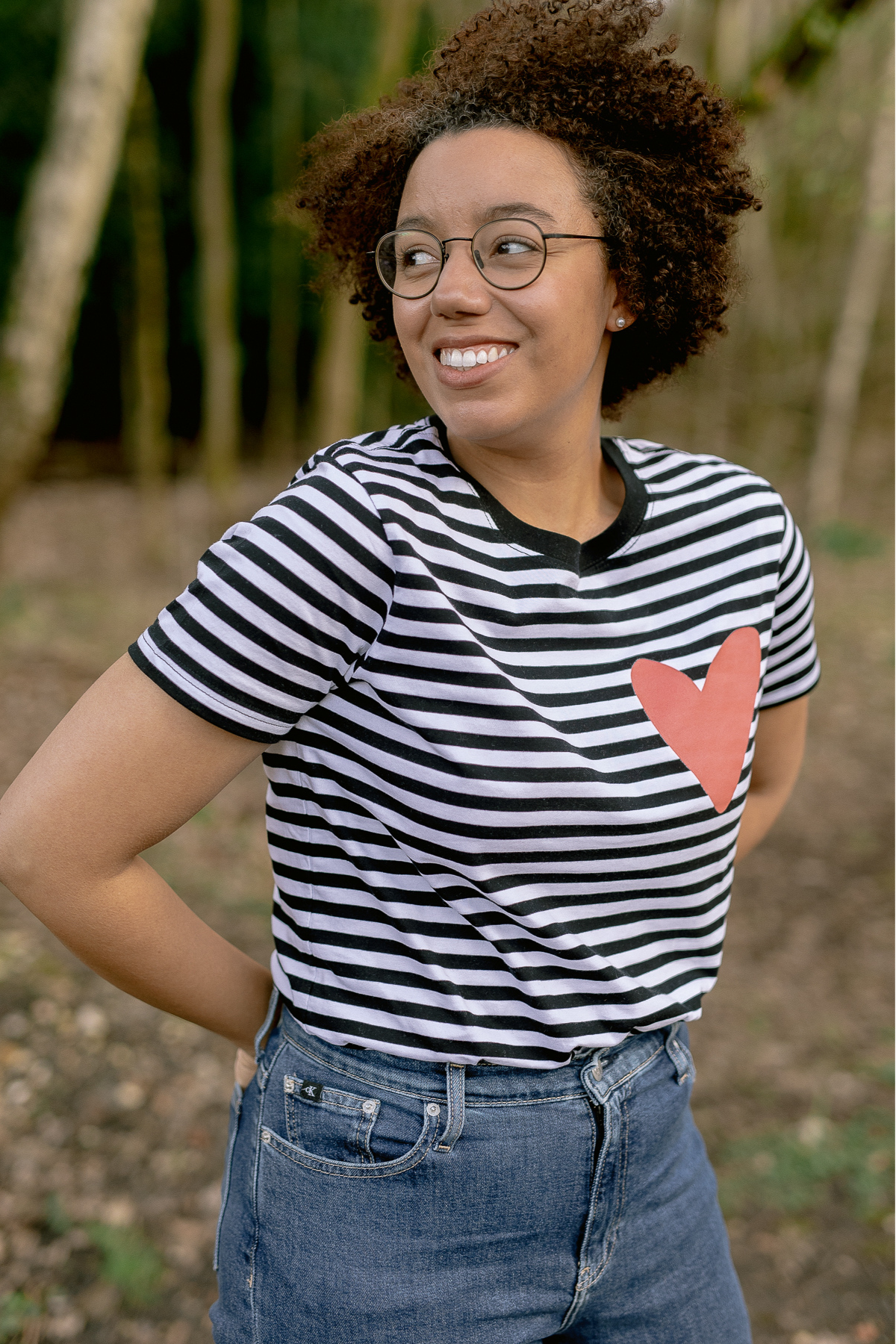 Sweet Heart Stripe T-Shirt