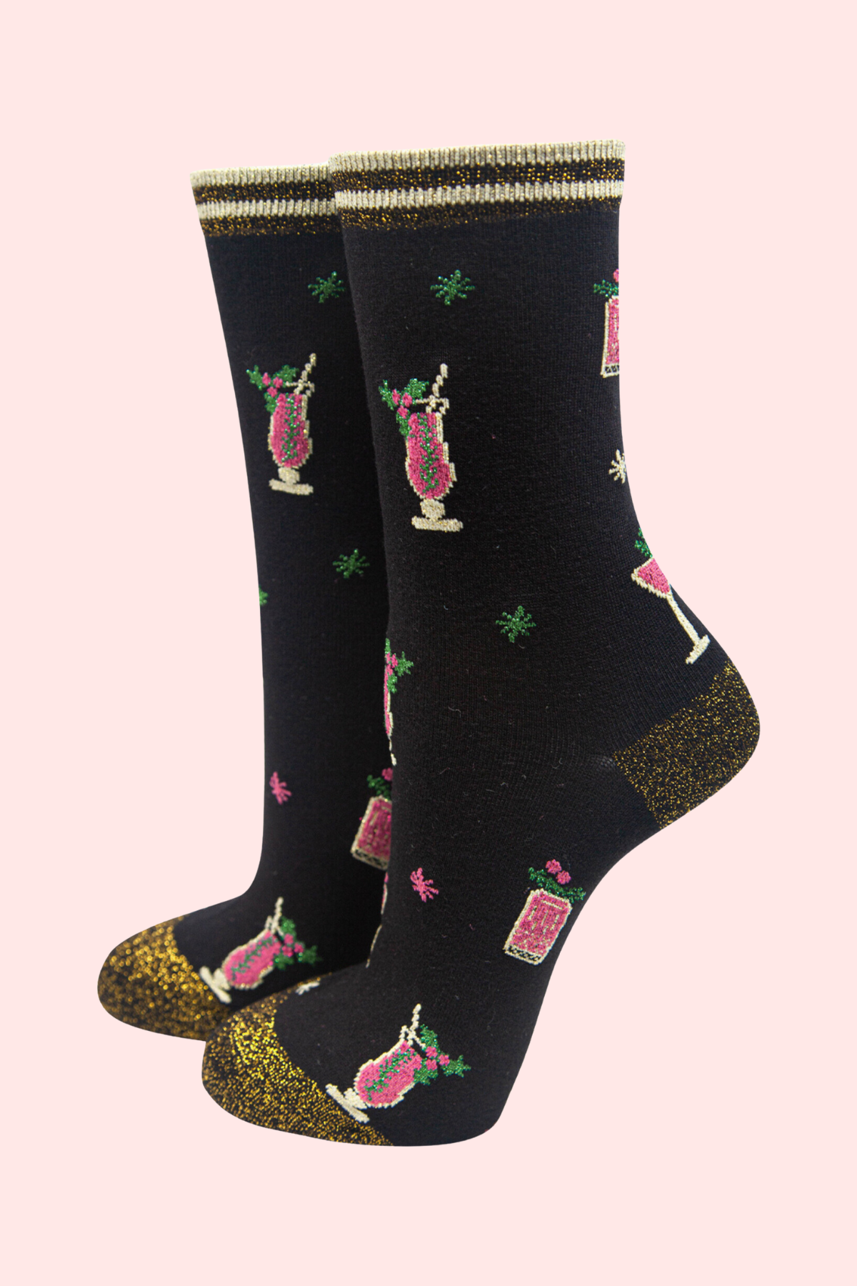 Sparkling Cocktail Party Socks