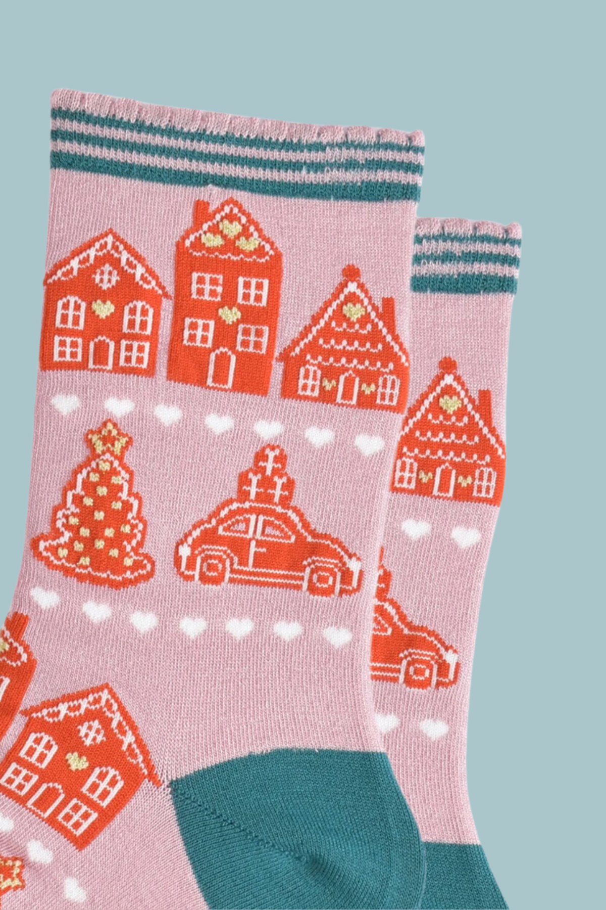 Christmas Village Socks