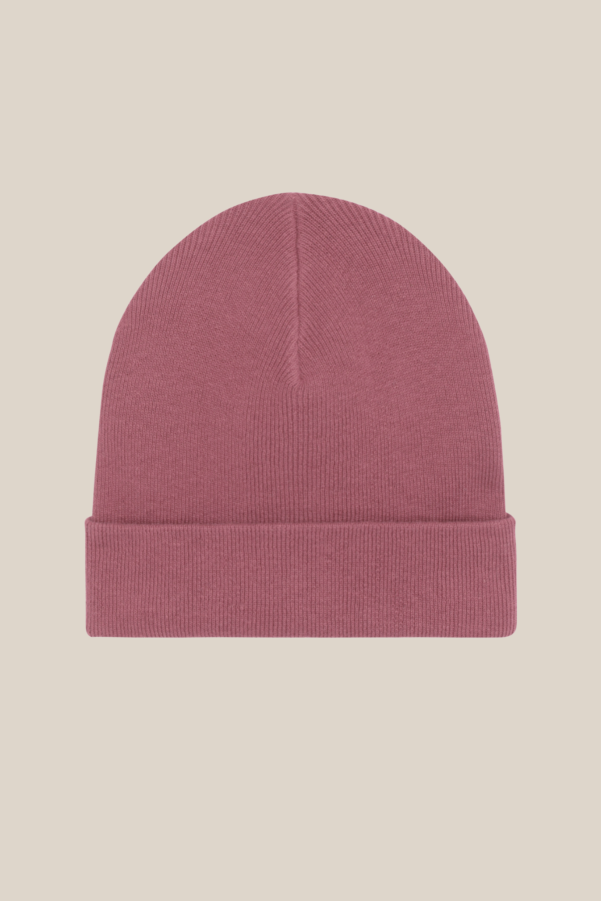 Fisherman Rose Rib Beanie