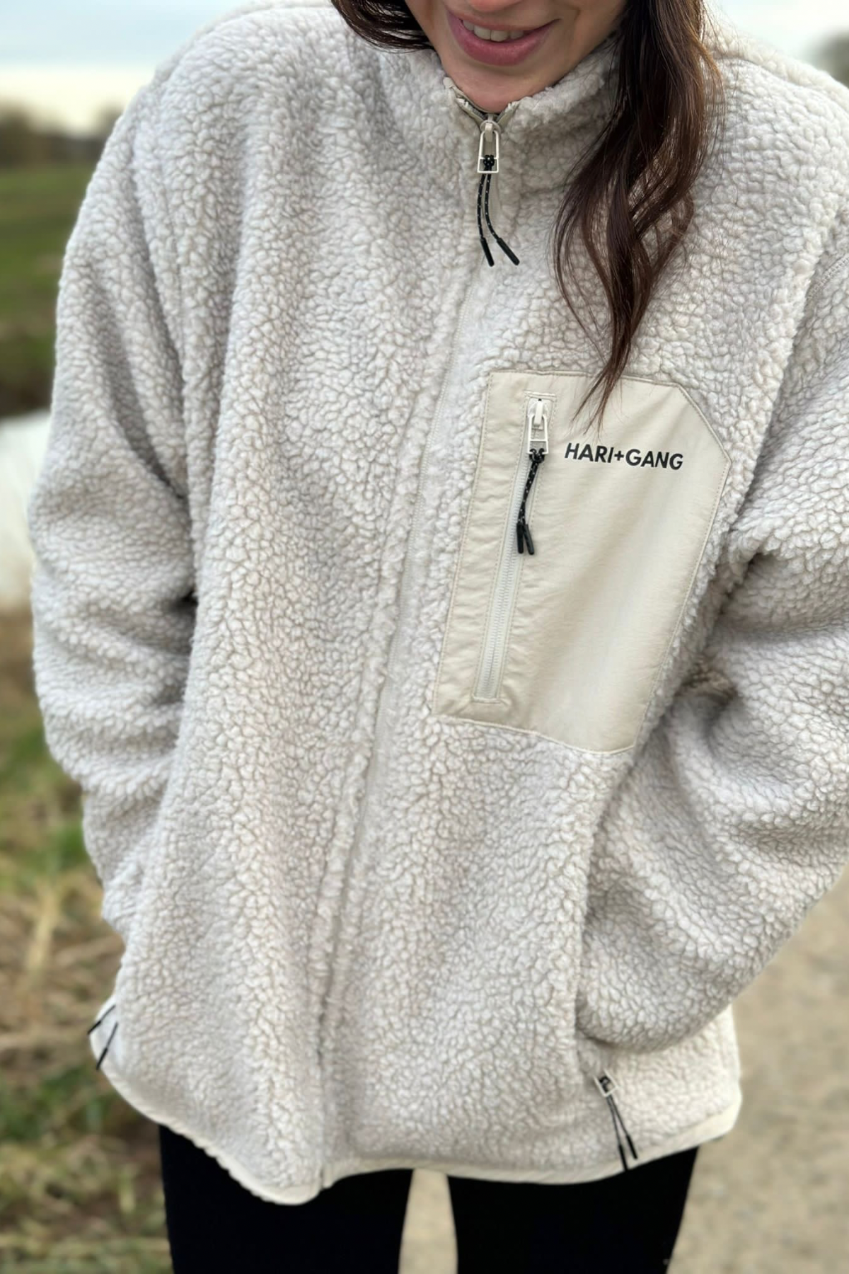 Exclusive Drop - Oatmeal Sherpa Fleece Jacket