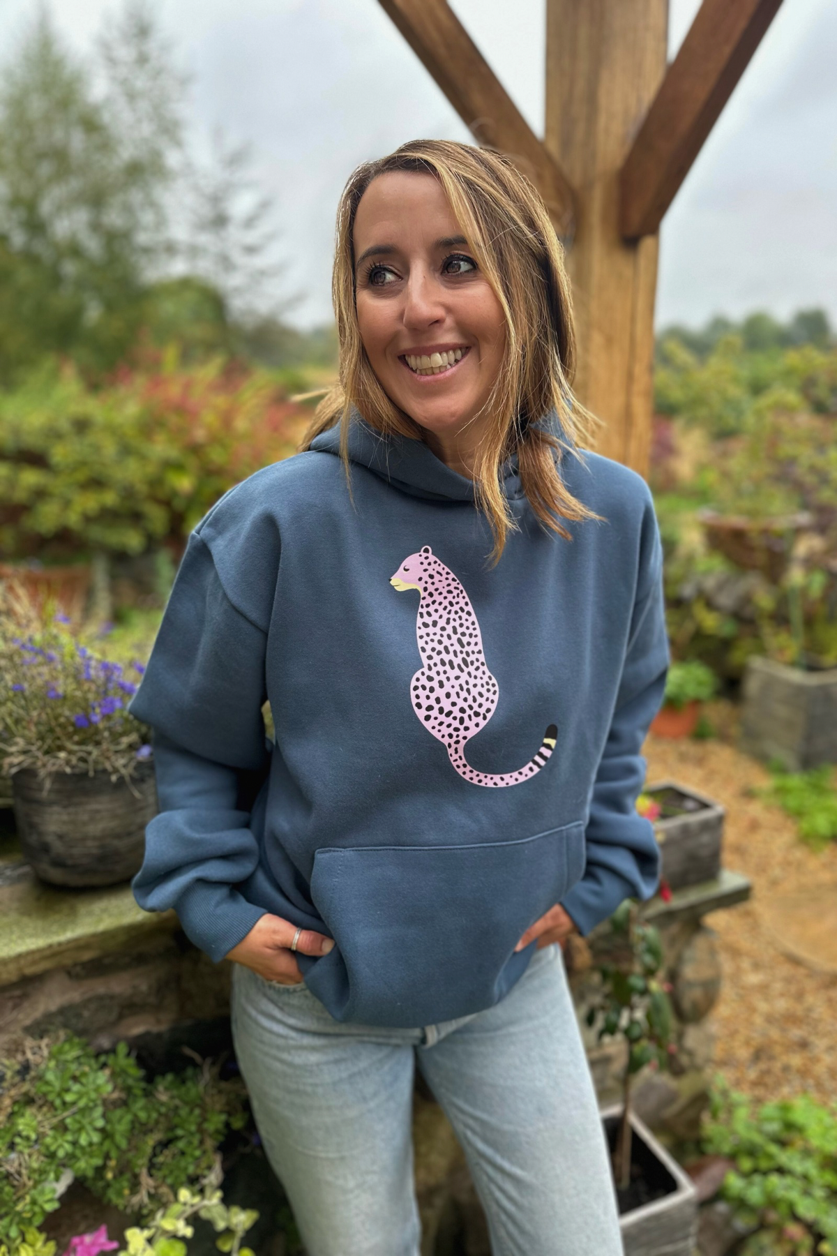 Pink Leopard Ultra Cosy Hoodie