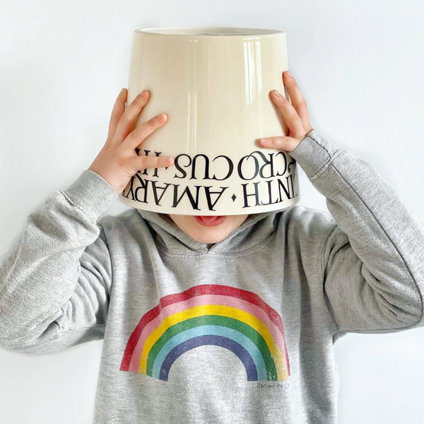 KID Grey Rainbow Hoodie